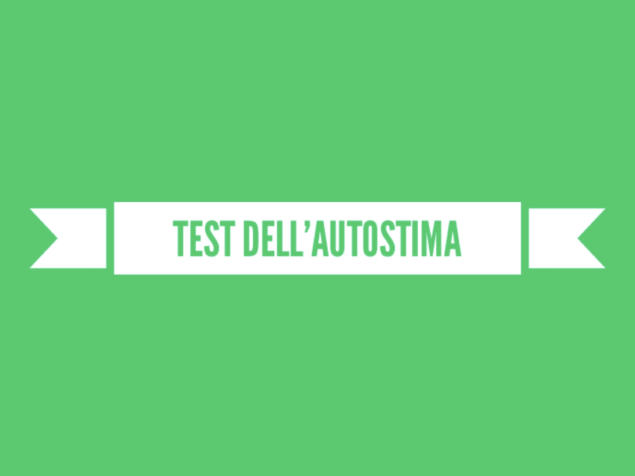 Test dell'autostima